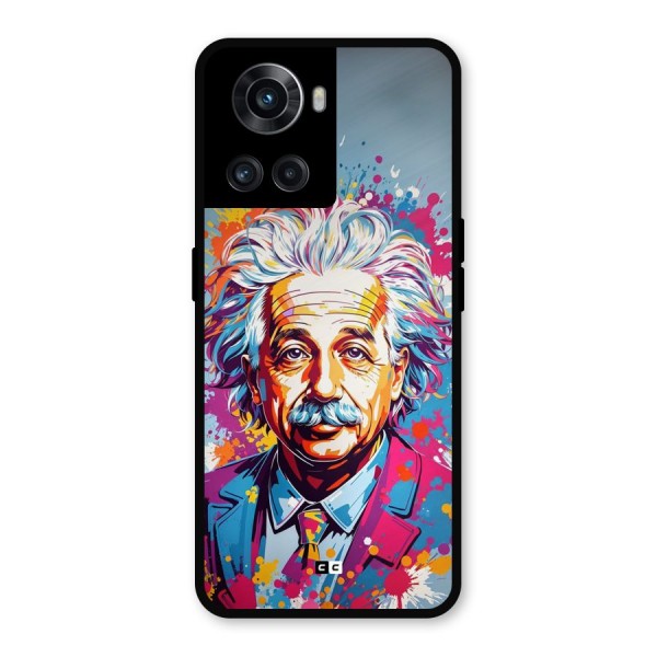 Einstein illustration Metal Back Case for OnePlus 10R