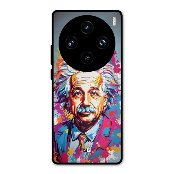 Einstein illustration Metal Back Case for Vivo X100 Pro