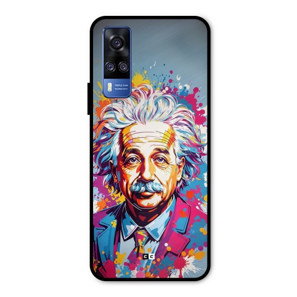 Einstein illustration Metal Back Case for Vivo Y51A