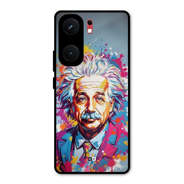 Einstein illustration Metal Back Case for iQOO Neo 9 Pro