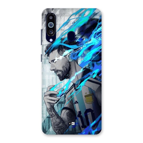 Electrifying Soccer Star Back Case for Galaxy A60