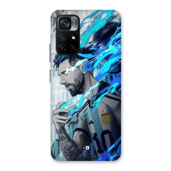 Electrifying Soccer Star Back Case for Poco M4 Pro 5G