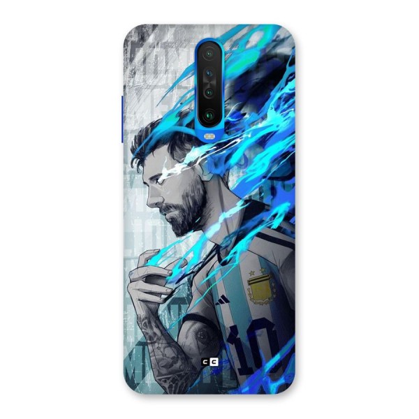 Electrifying Soccer Star Back Case for Poco X2