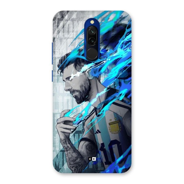 Electrifying Soccer Star Back Case for Redmi 8