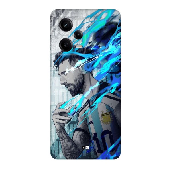 Electrifying Soccer Star Back Case for Redmi Note 12 Pro