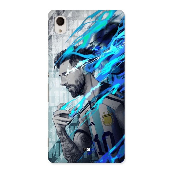 Electrifying Soccer Star Back Case for Xperia M4 Aqua