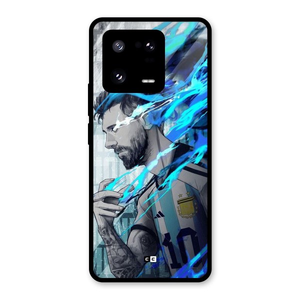 Electrifying Soccer Star Glass Back Case for Xiaomi 13 Pro