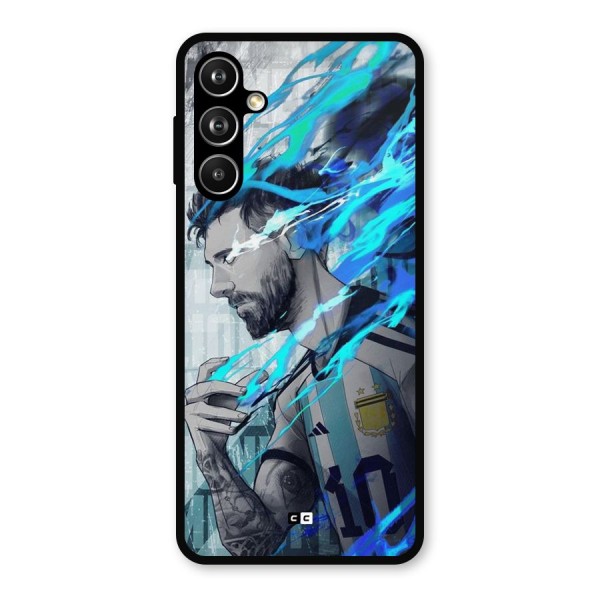 Electrifying Soccer Star Metal Back Case for Galaxy F54