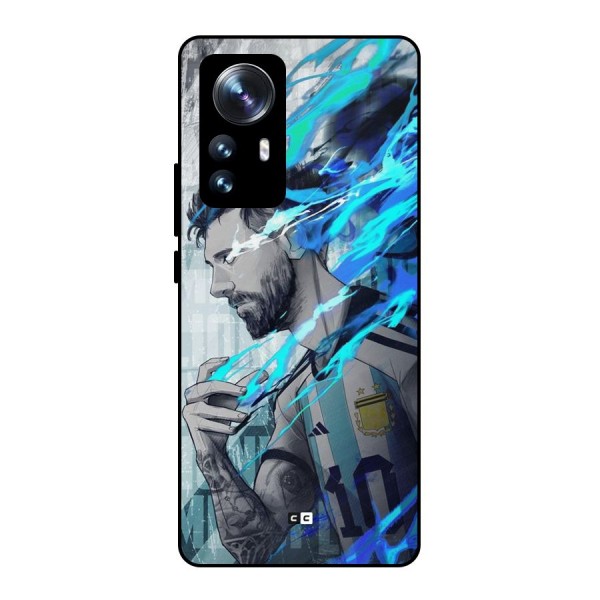 Electrifying Soccer Star Metal Back Case for Xiaomi 12 Pro