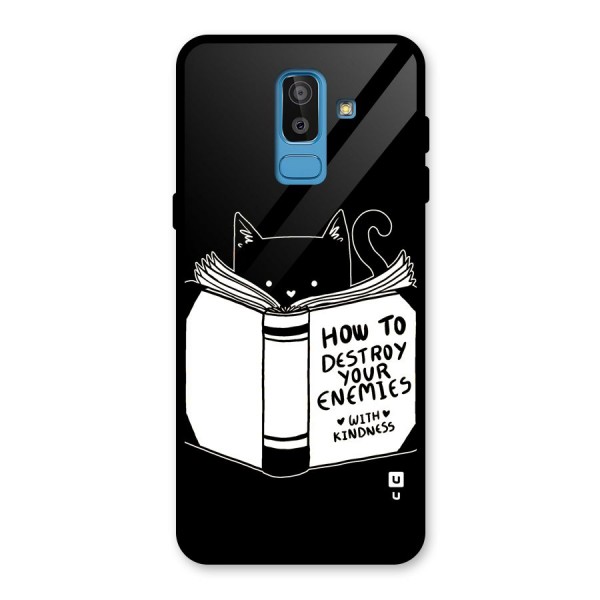 Enemies Destroyer Glass Back Case for Galaxy J8