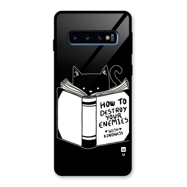 Enemies Destroyer Glass Back Case for Galaxy S10