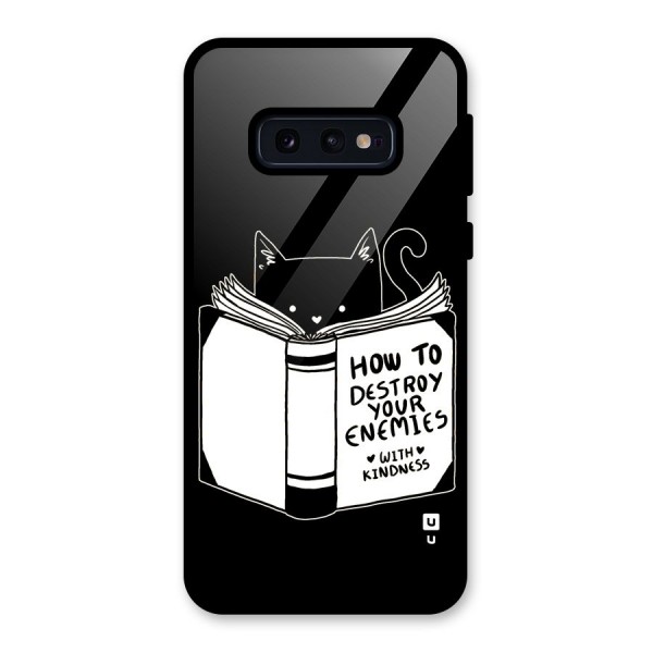 Enemies Destroyer Glass Back Case for Galaxy S10e