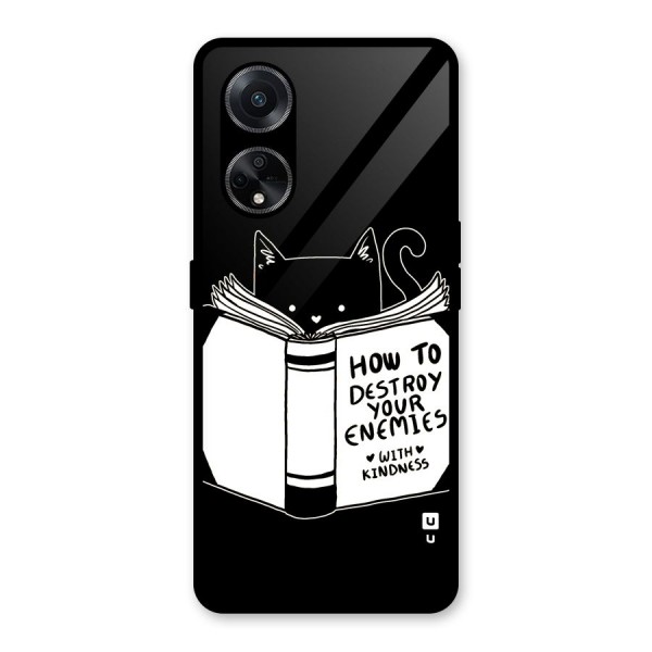 Enemies Destroyer Glass Back Case for Oppo F23