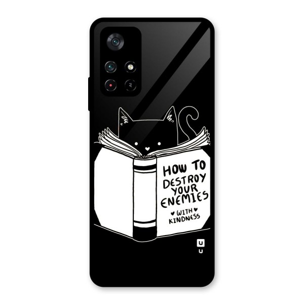 Enemies Destroyer Glass Back Case for Poco M4 Pro 5G