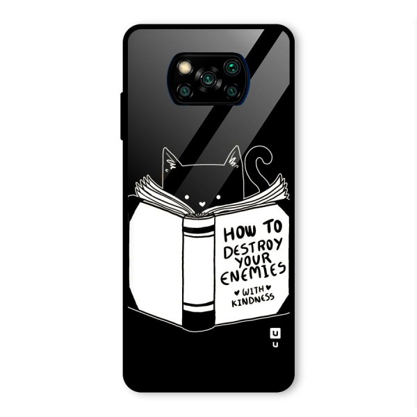 Enemies Destroyer Glass Back Case for Poco X3 Pro