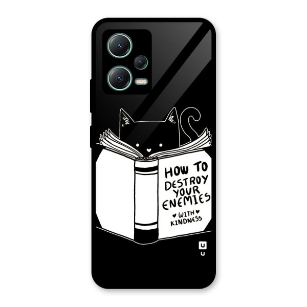 Enemies Destroyer Glass Back Case for Poco X5