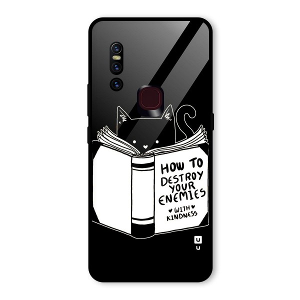 Enemies Destroyer Glass Back Case for Vivo V15