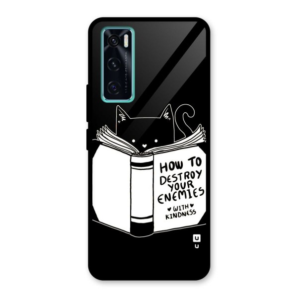 Enemies Destroyer Glass Back Case for Vivo V20 SE