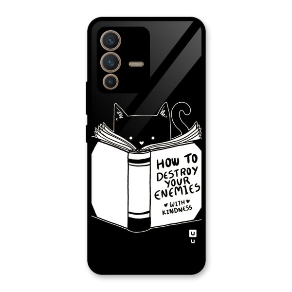 Enemies Destroyer Glass Back Case for Vivo V23 5G