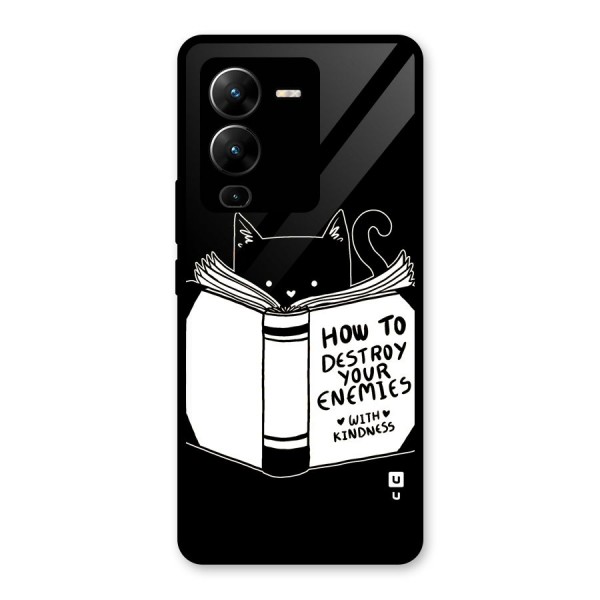 Enemies Destroyer Glass Back Case for Vivo V25 Pro