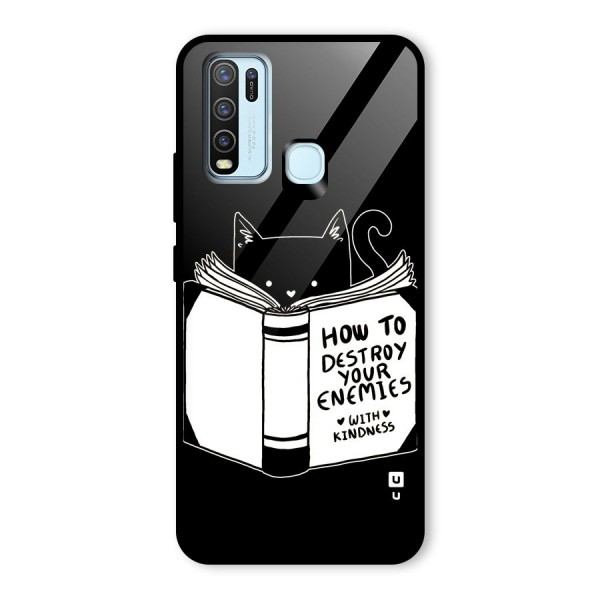 Enemies Destroyer Glass Back Case for Vivo Y30