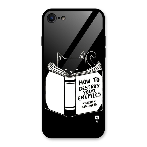 Enemies Destroyer Glass Back Case for iPhone 8