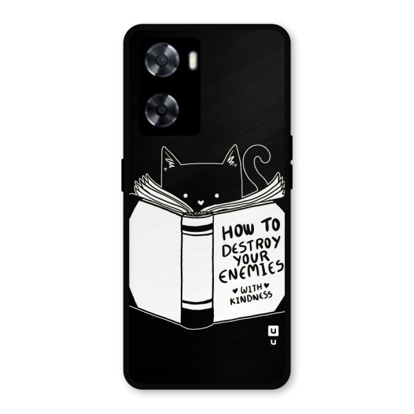 Enemies Destroyer Metal Back Case for Oppo A77