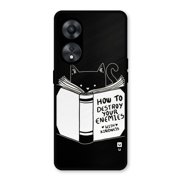 Enemies Destroyer Metal Back Case for Oppo A78