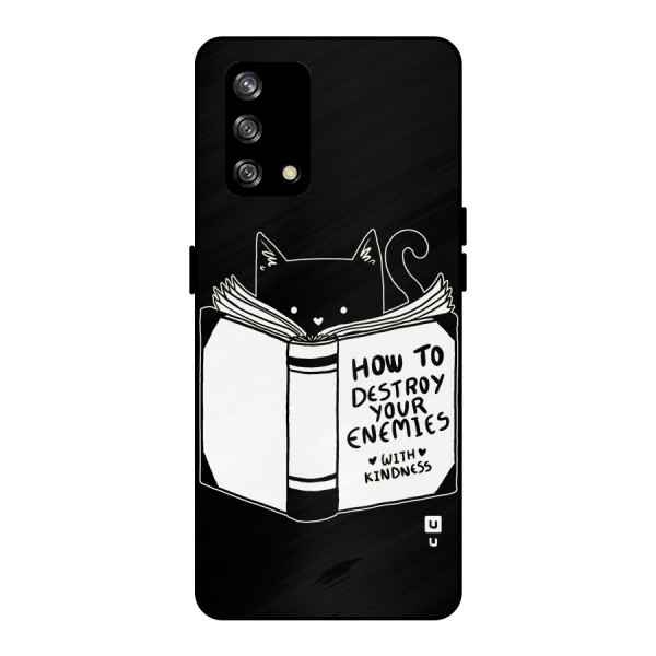 Enemies Destroyer Metal Back Case for Oppo F19