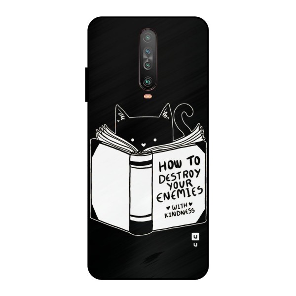 Enemies Destroyer Metal Back Case for Poco X2