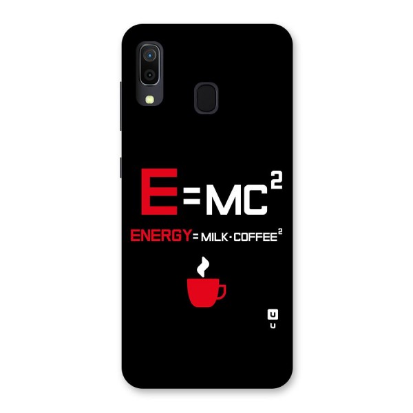 Energy Coffee Equation Back Case for Galaxy A20