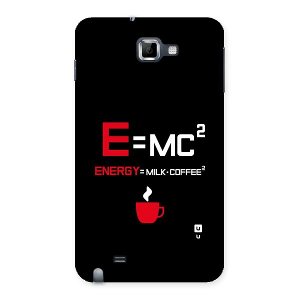 Energy Coffee Equation Back Case for Galaxy Note