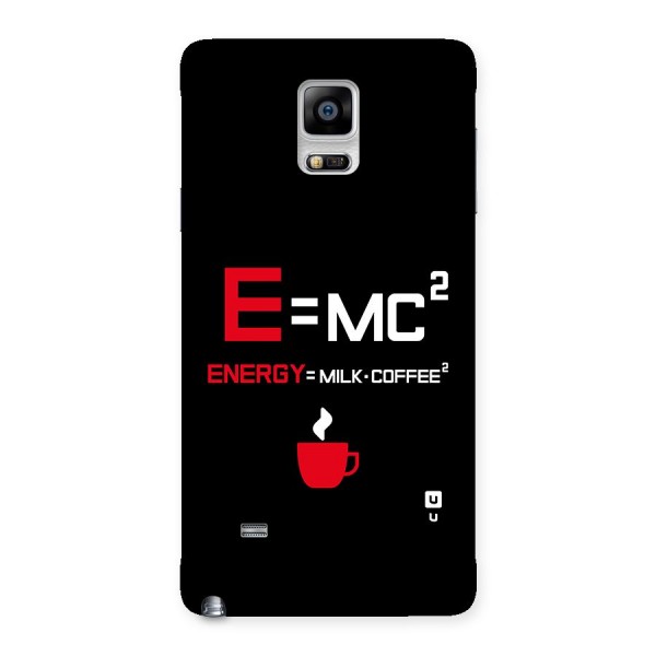 Energy Coffee Equation Back Case for Galaxy Note 4