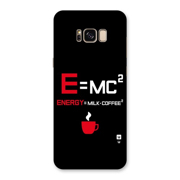 Energy Coffee Equation Back Case for Galaxy S8 Plus