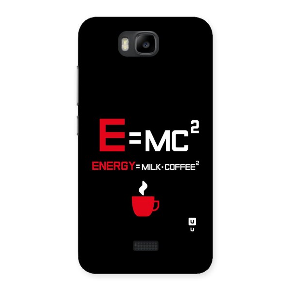 Energy Coffee Equation Back Case for Honor Bee