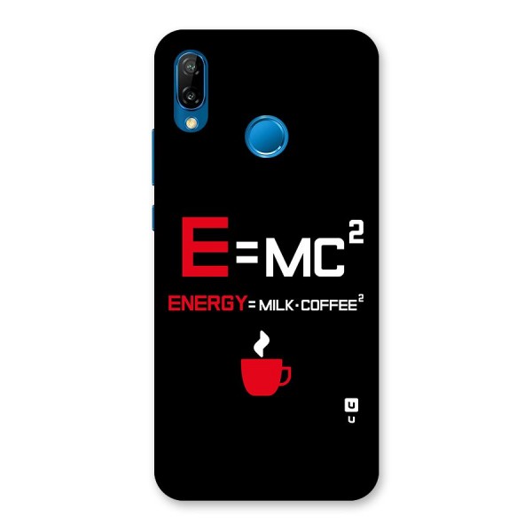 Energy Coffee Equation Back Case for Huawei P20 Lite