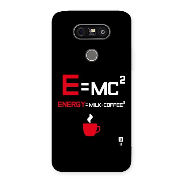 Energy Coffee Equation Back Case for LG G5