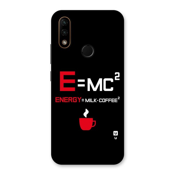 Energy Coffee Equation Back Case for Lenovo A6 Note