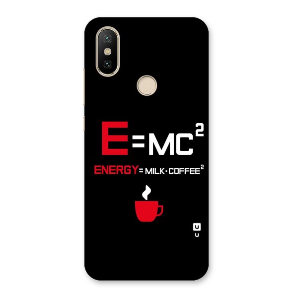 Energy Coffee Equation Back Case for Mi A2