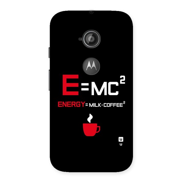 Energy Coffee Equation Back Case for Moto E 2nd Gen