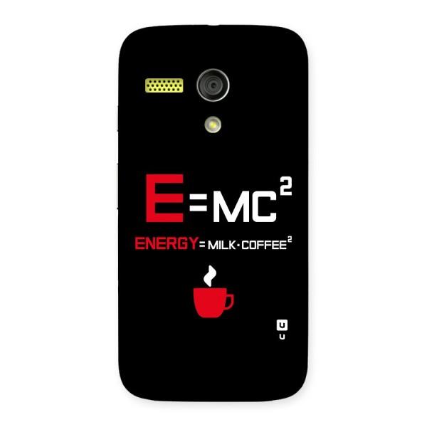 Energy Coffee Equation Back Case for Moto G