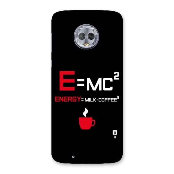 Energy Coffee Equation Back Case for Moto G6