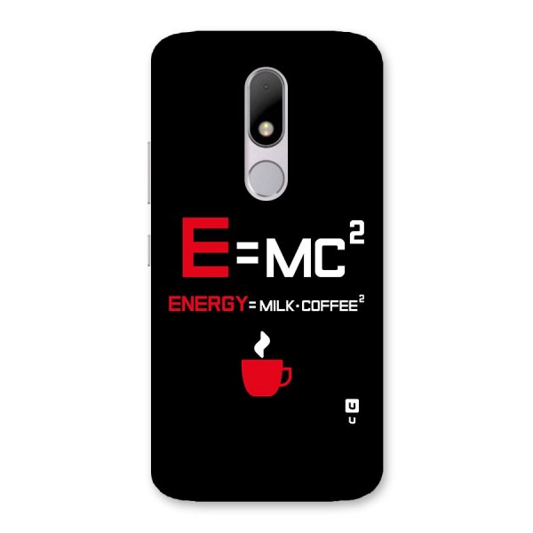 Energy Coffee Equation Back Case for Moto M