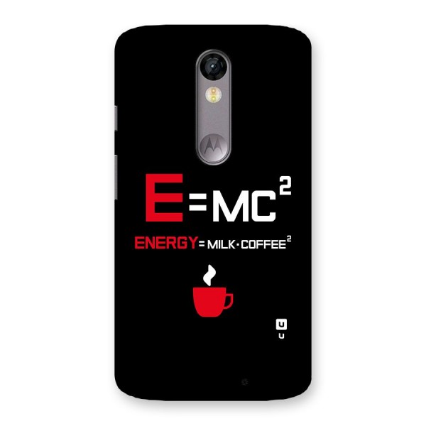 Energy Coffee Equation Back Case for Moto X Force