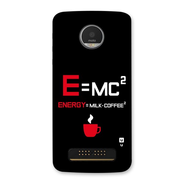 Energy Coffee Equation Back Case for Moto Z Play