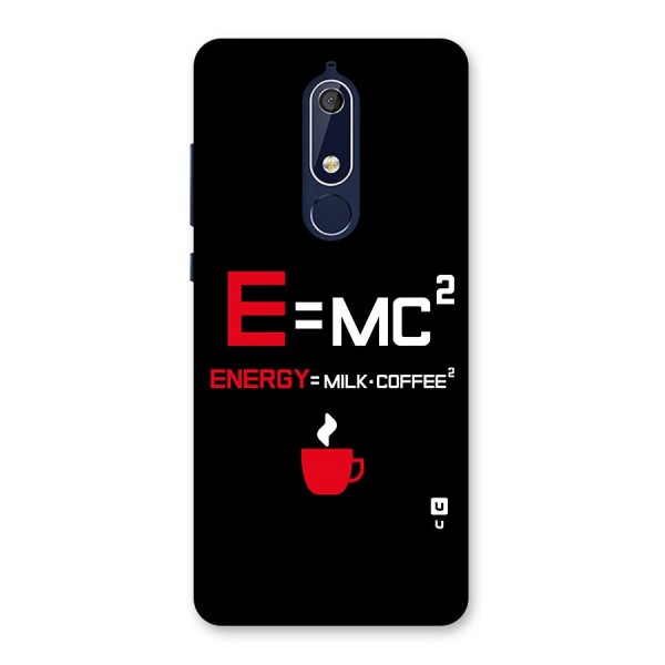 Energy Coffee Equation Back Case for Nokia 5.1