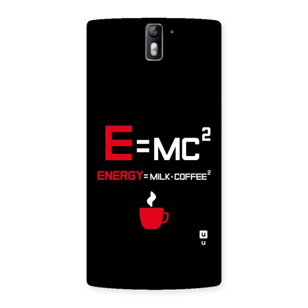 Energy Coffee Equation Back Case for One Plus One