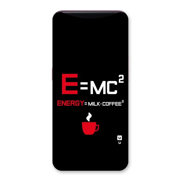 Energy Coffee Equation Back Case for Oppo Find X