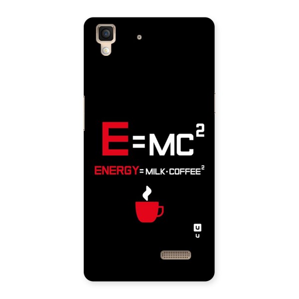 Energy Coffee Equation Back Case for Oppo R7