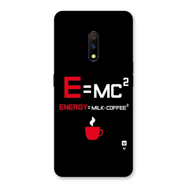 Energy Coffee Equation Back Case for Realme X